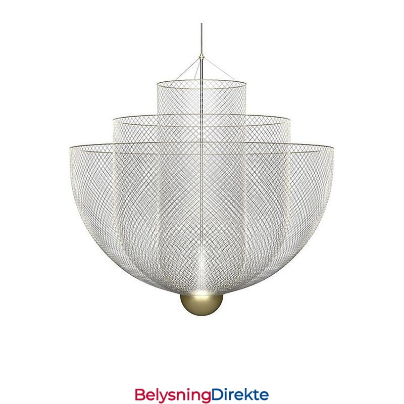 Nordisk Grid Designer Kreativ Og Unik Form Kunst Dekorativ Pendellampe