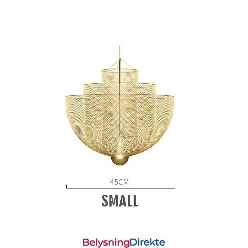 Nordisk Grid Designer Kreativ Og Unik Form Kunst Dekorativ Pendellampe