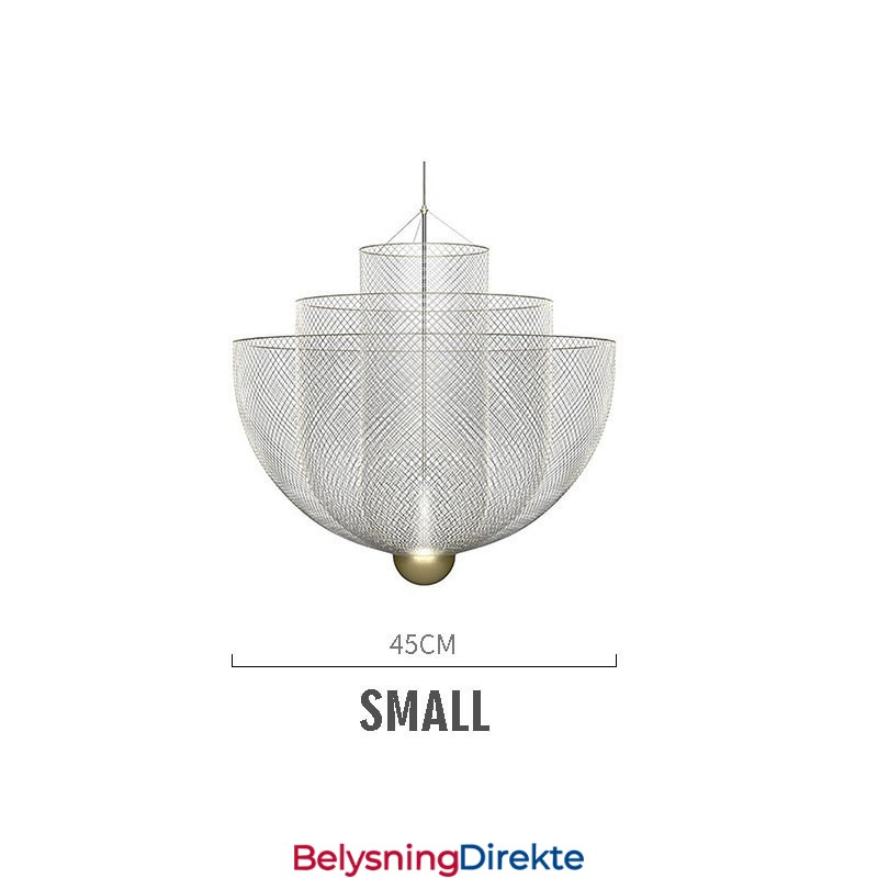 Nordisk Grid Designer Kreativ Og Unik Form Kunst Dekorativ Pendellampe