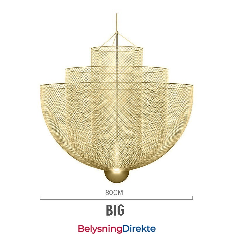 Nordisk Grid Designer Kreativ Og Unik Form Kunst Dekorativ Pendellampe