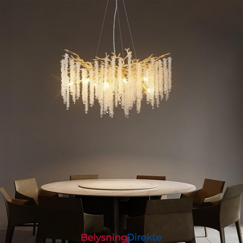 Moderne Utsøkt Krystalllysekrone