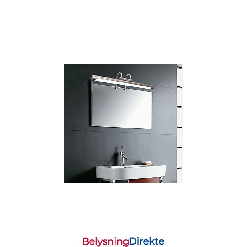 Speilamper I Rustfritt Stål, Akryl, Vegglamper På Badet, Sminkelamper, Kald Hvit, Varm Hvit (Størrelse: 57X13,5X15)