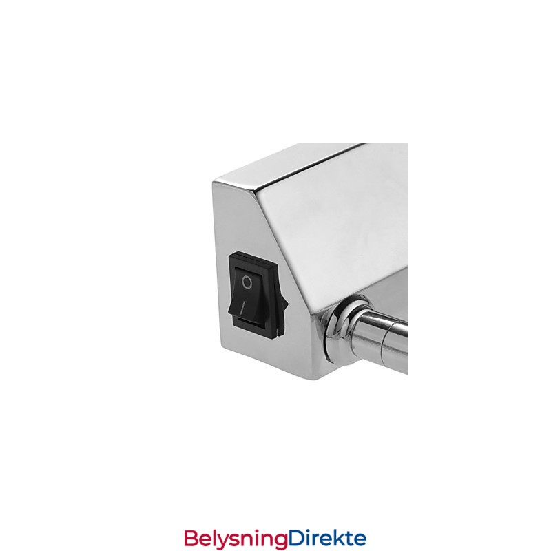 Speilamper I Rustfritt Stål, Akryl, Vegglamper På Badet, Sminkelamper, Kald Hvit, Varm Hvit (Størrelse: 57X13,5X15)