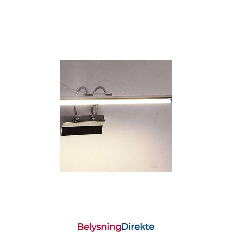 Speilamper I Rustfritt Stål, Akryl, Vegglamper På Badet, Sminkelamper, Kald Hvit, Varm Hvit (Størrelse: 57X13,5X15)