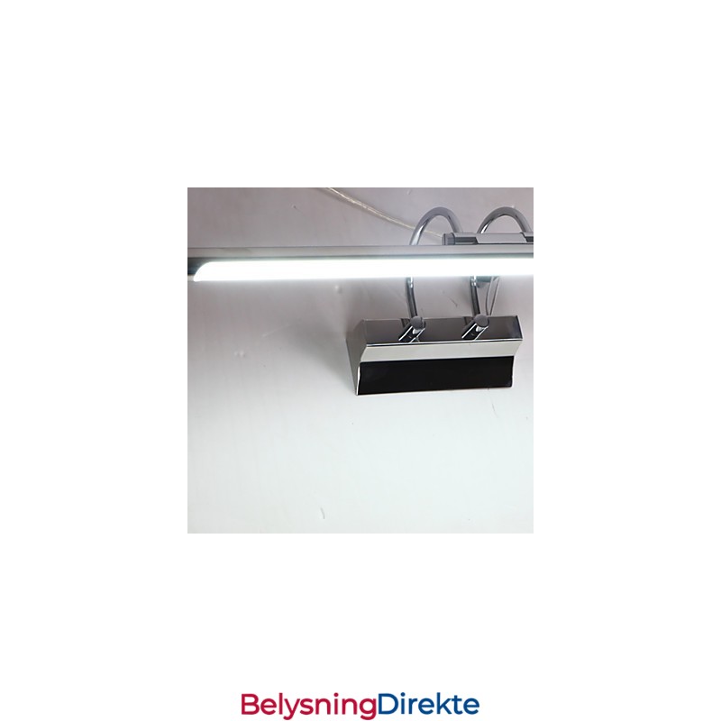 Speilamper I Rustfritt Stål, Akryl, Vegglamper På Badet, Sminkelamper, Kald Hvit, Varm Hvit (Størrelse: 57X13,5X15)