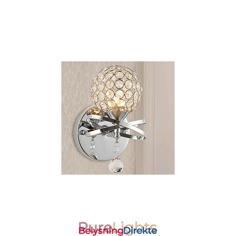 Krystall Vegglampe Moderne Samtids Metall