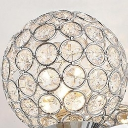 Krystall Vegglampe Moderne Samtids Metall