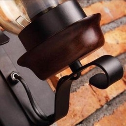 Retro Rustikk Nordisk Glass Vegglampe Soverom Nattbord Vegglampe Vintage Industriell Vegglampe