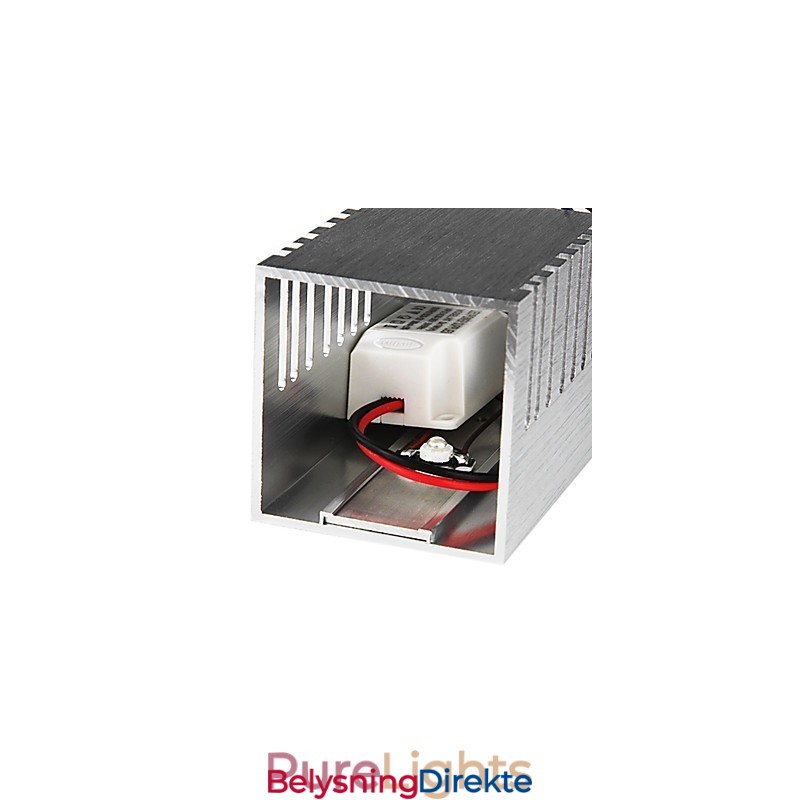 Moderne Vegglampe Med Spredende Lysdesign Med 2 Kubiske Skjermer