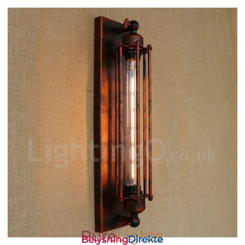 Europeisk Retro Klesbutikk Restaurantscene Dekorativ Kunst Vegglampe