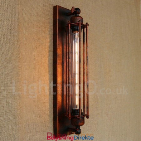 Europeisk Retro Klesbutikk Restaurantscene Dekorativ Kunst Vegglampe