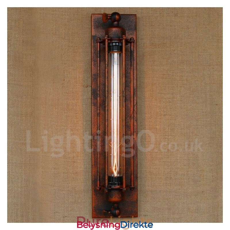 Europeisk Retro Klesbutikk Restaurantscene Dekorativ Kunst Vegglampe