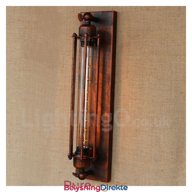 Europeisk Retro Klesbutikk Restaurantscene Dekorativ Kunst Vegglampe