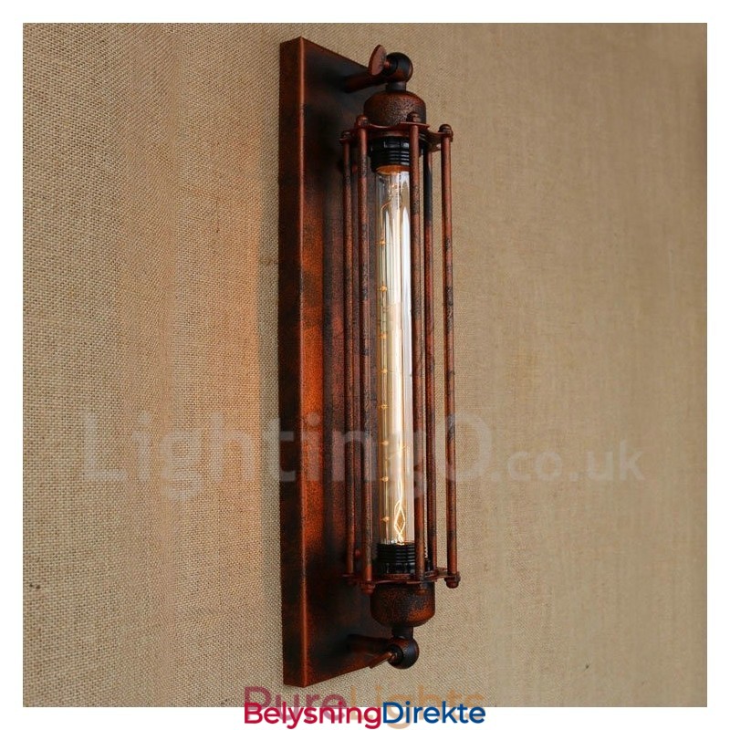 Europeisk Retro Klesbutikk Restaurantscene Dekorativ Kunst Vegglampe