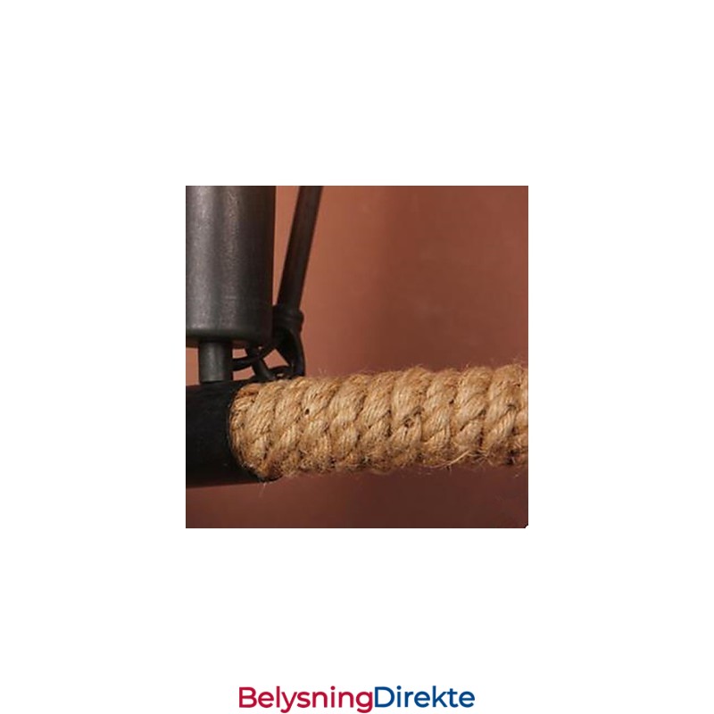 Halvsirkelformet Vegglampe Av Hamptau, Smal Balkongtrappelampe