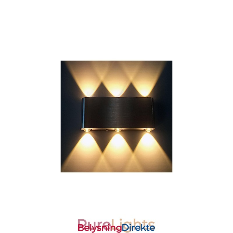 Vegglampetter Moderne Samtids Metall