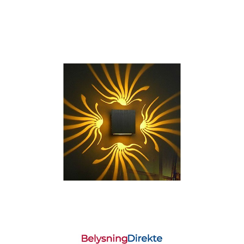 Vegglampetter Moderne Samtids Metall