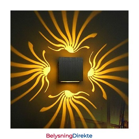 Vegglampetter Moderne Samtids Metall