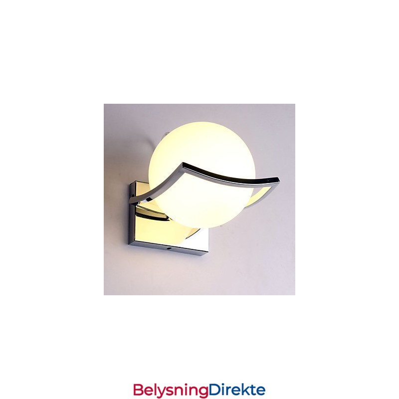 Vegglampe I Glass Moderne Samtidsstil Metall