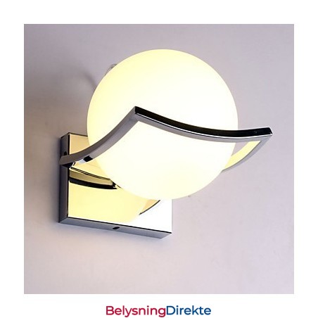 Vegglampe I Glass Moderne Samtidsstil Metall