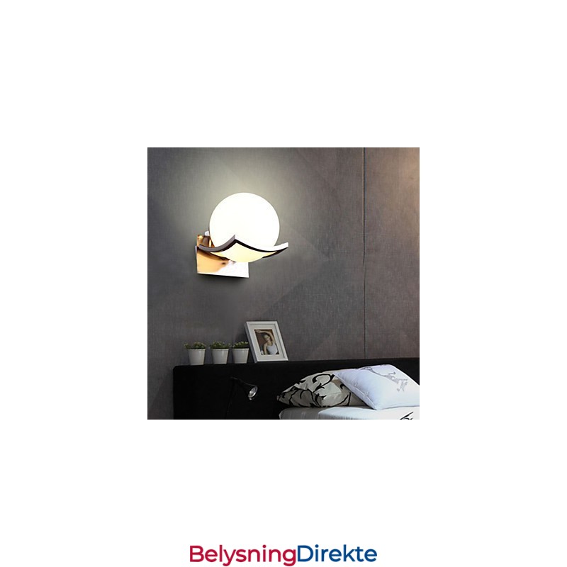 Vegglampe I Glass Moderne Samtidsstil Metall