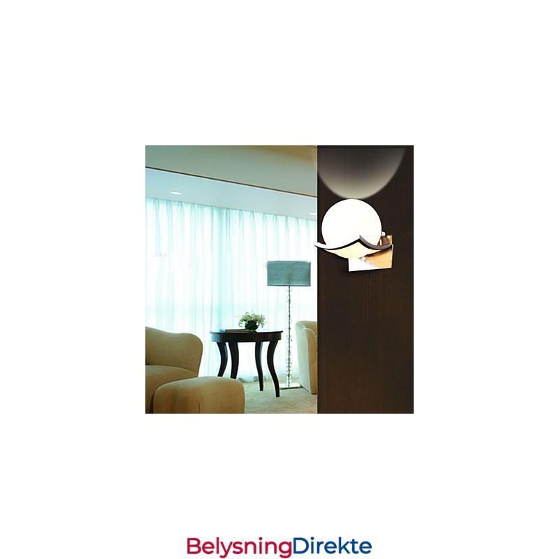 Vegglampe I Glass Moderne Samtidsstil Metall