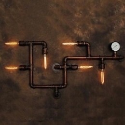 Vegglampetter Rustikk Lodge Metall