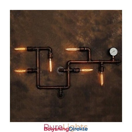 Vegglampetter Rustikk Lodge Metall