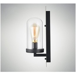 Rustikk Stilarmaturer I Jernglass Vegglampe I Retrostil Fra Usa