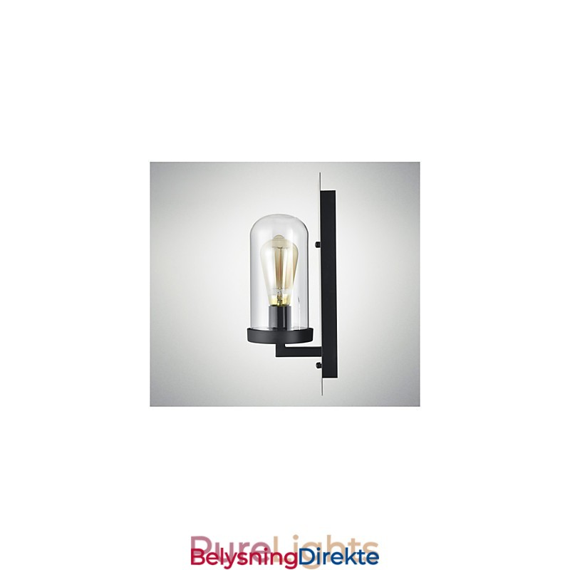 Rustikk Stilarmaturer I Jernglass Vegglampe I Retrostil Fra Usa