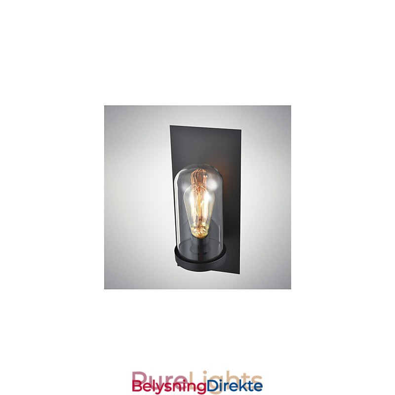 Rustikk Stilarmaturer I Jernglass Vegglampe I Retrostil Fra Usa