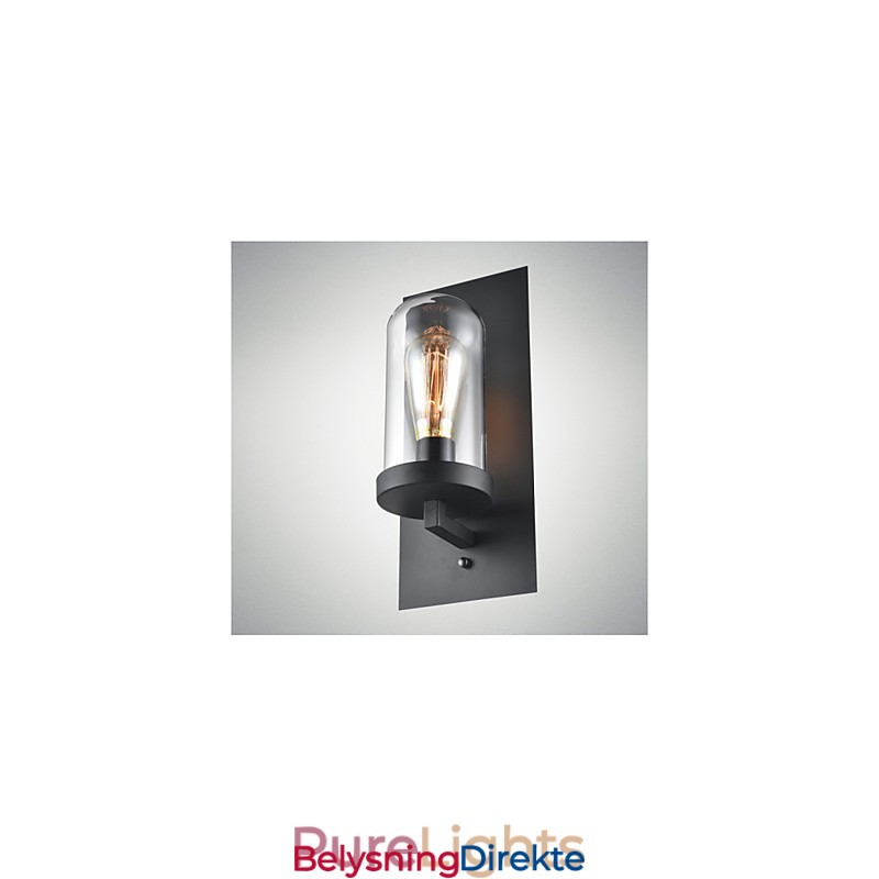 Rustikk Stilarmaturer I Jernglass Vegglampe I Retrostil Fra Usa