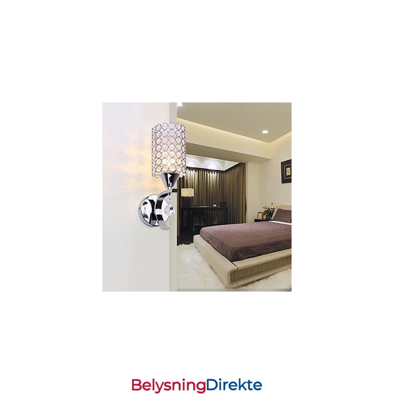 Vegglampe Krystall Moderne Samtids Metall