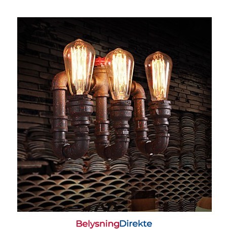 Vegglampetter I Ministil I Rustikk Metall I Hyttestil
