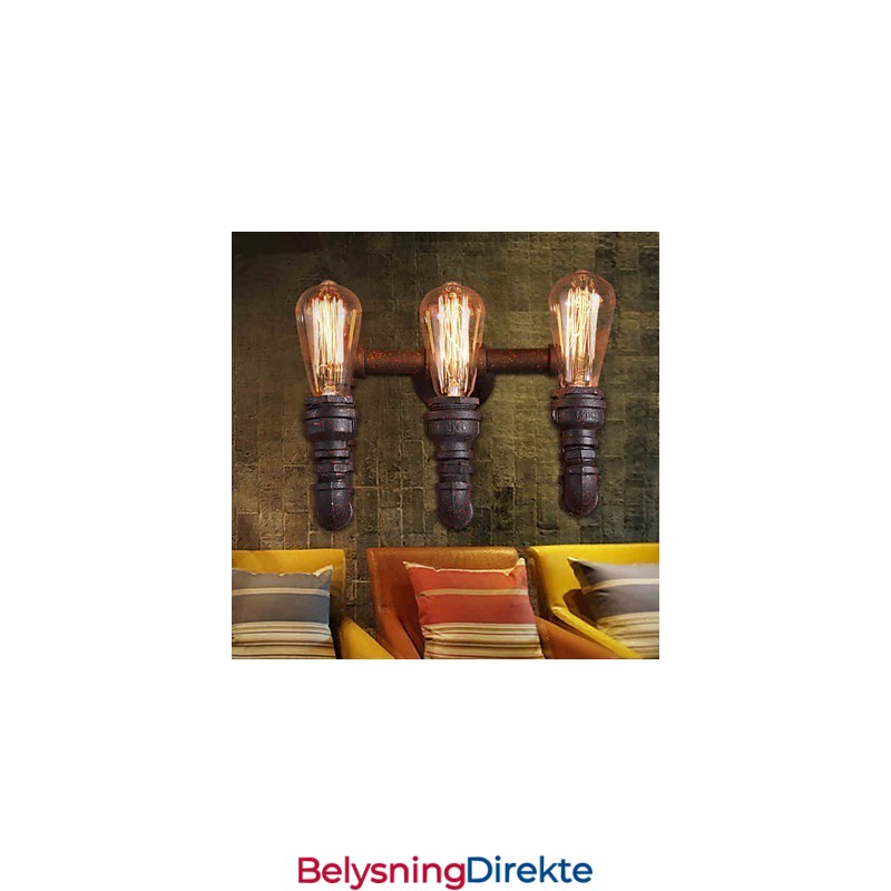 Vegglampetter I Ministil I Rustikk Metall I Hyttestil