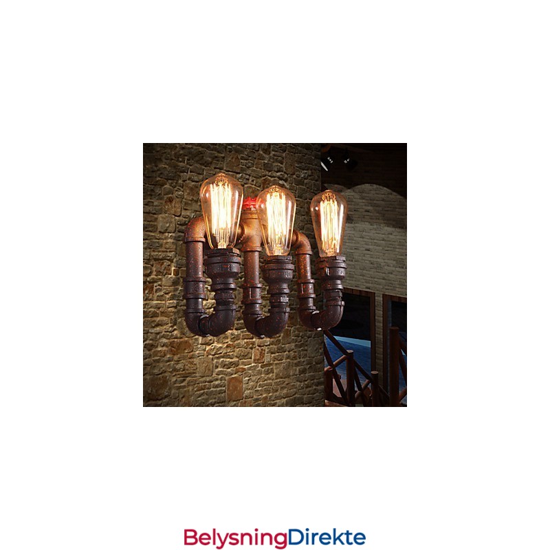 Vegglampetter I Ministil I Rustikk Metall I Hyttestil