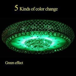 Rund Krystallabsorberende Kuppellampe I Tak, Diameter 80 Cm, Inneholder 15 Pærer