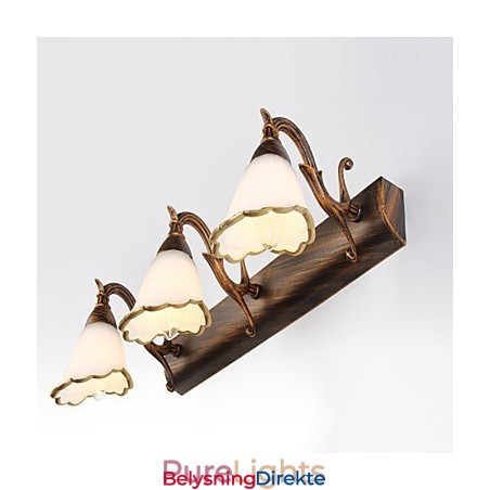 Vegglampetter Baderomsbelysning Lesevegglamper Ministil Rustikk Lodge Metall