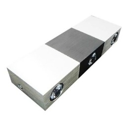 Moderne Vegglampe Med Spredningslys, Rektangulært Aluminiumshus