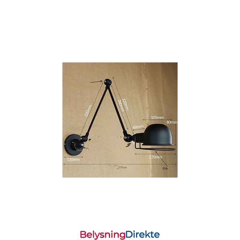 Vegglamper Baderomsbelysning Utendørs Vegglamper Lesevegglamper Moderne Samtids Metall