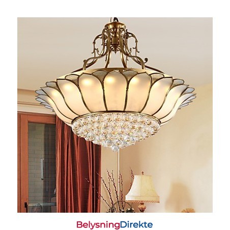 Tradisjonell Klassisk Rustikk Hytte Messing Metall Innfelt