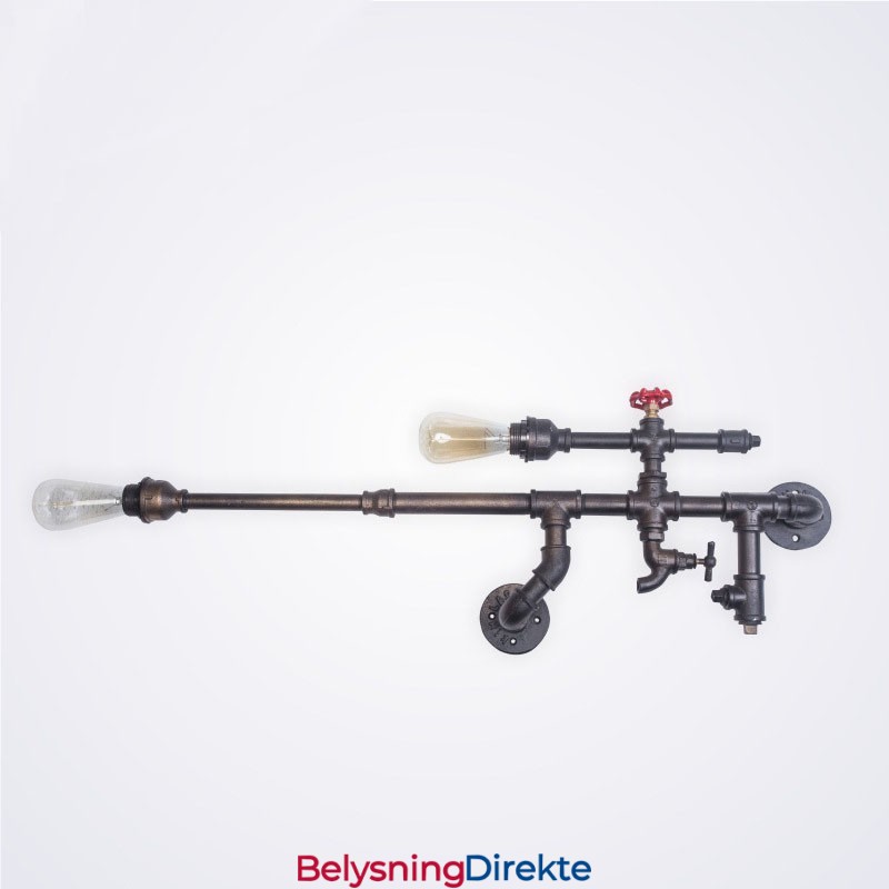 Vintage Industriell Vegglampe Bad Kjøkken Spisestue Rør Edison Lys Luksuriøs Spisestue Bar Lampetter Lamparas