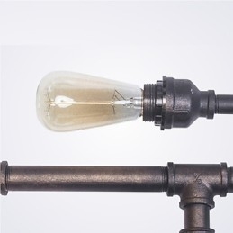 Vintage Industriell Vegglampe Bad Kjøkken Spisestue Rør Edison Lys Luksuriøs Spisestue Bar Lampetter Lamparas