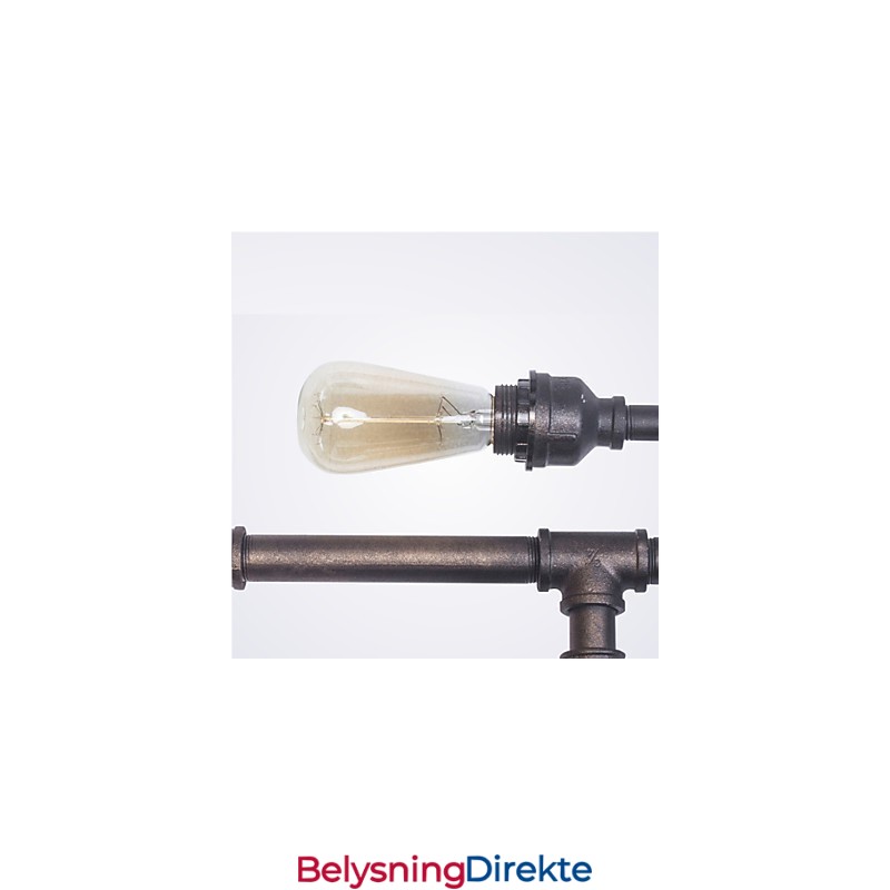 Vintage Industriell Vegglampe Bad Kjøkken Spisestue Rør Edison Lys Luksuriøs Spisestue Bar Lampetter Lamparas