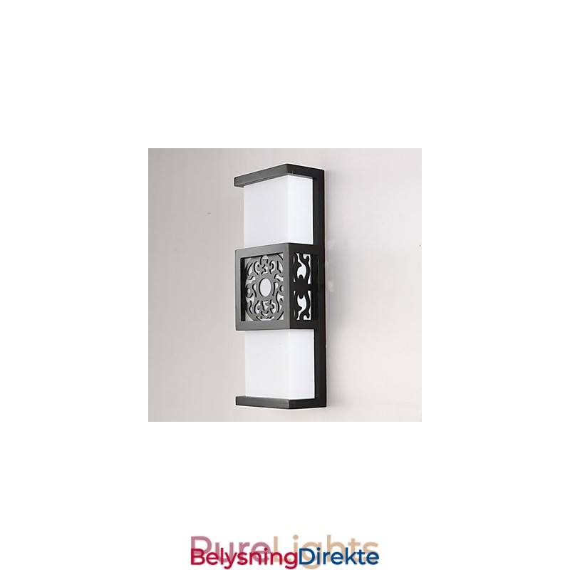 Archaize Korridor Klassisk Vegglampe I Saueskinn