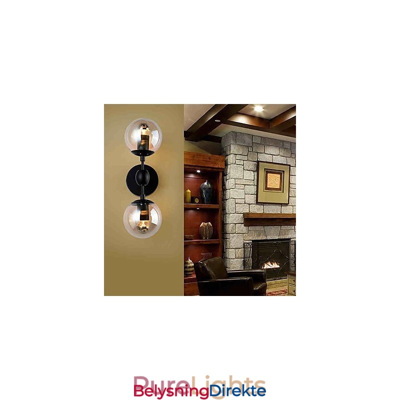 Vegglampetter Moderne Samtids Metall