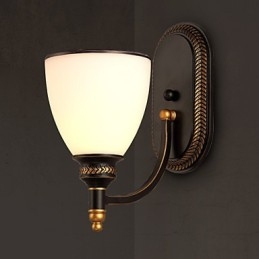 Nordisk Landlig Glassvegglampe