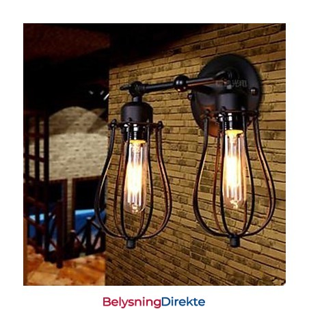 Township Dobbel Grapefrukt Vegglampe