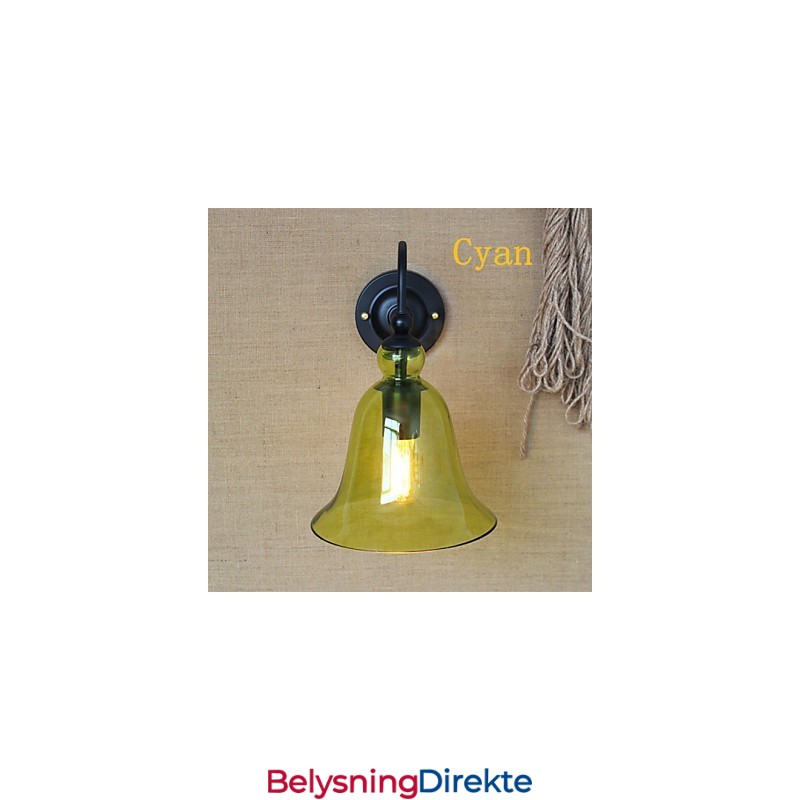 Amerikansk Landlig Landskap Pastoral Minimalistisk Stue Gang Dekorert Glassvegglampe