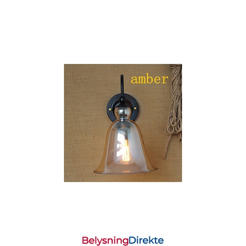 Amerikansk Landlig Landskap Pastoral Minimalistisk Stue Gang Dekorert Glassvegglampe